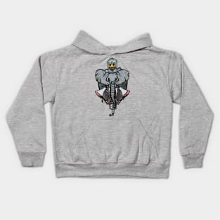 Elefant war Kids Hoodie